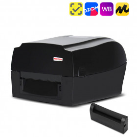 Термотрансферный принтер этикеток MPRINT TLP300 TERRA NOVA (300 DPI) USB, RS232, Ethernet Black с отрезчиком